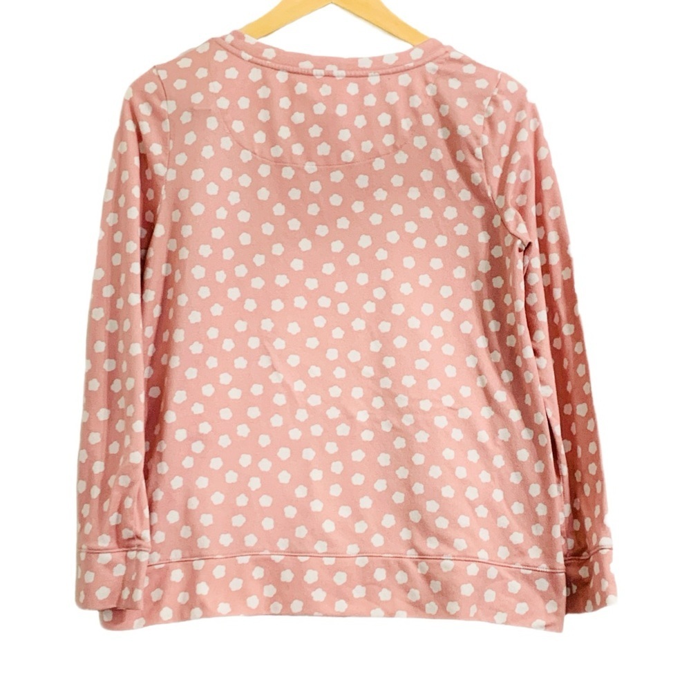 Kate Spade Pink Cloud Pattern long sleeve Tee Size Small - Picture 6 of 6